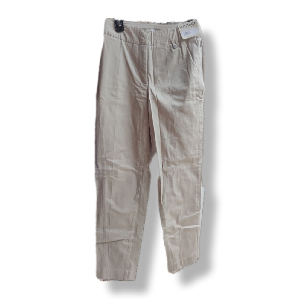 Vanilia khaki pants NEW WITH TAGS sz. 36 Euro (4 US)